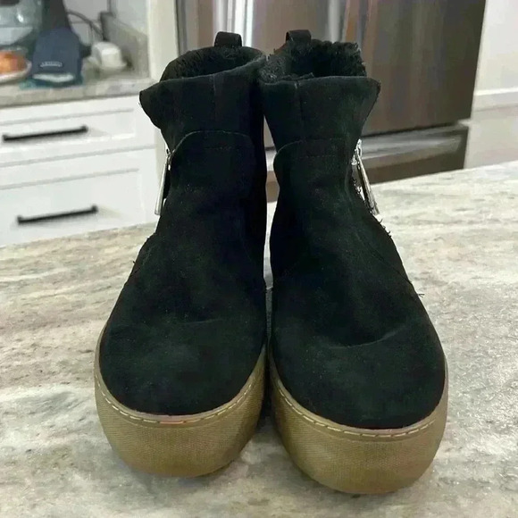 Nine West Sidekick Women’s Boots Size 8M Black Suede - Picture 2 of 7